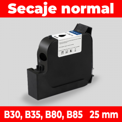 Cartutx original Bentsai EB21B, color negre, secatge normal (base aigua), per a marcar sobre superfícies absorbents, de 25 mm