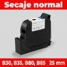 Cartucho original Bentsai EB21B color negro, de secaje normal (base agua), para marcar sobre superficies absorbentes, de 25 mm