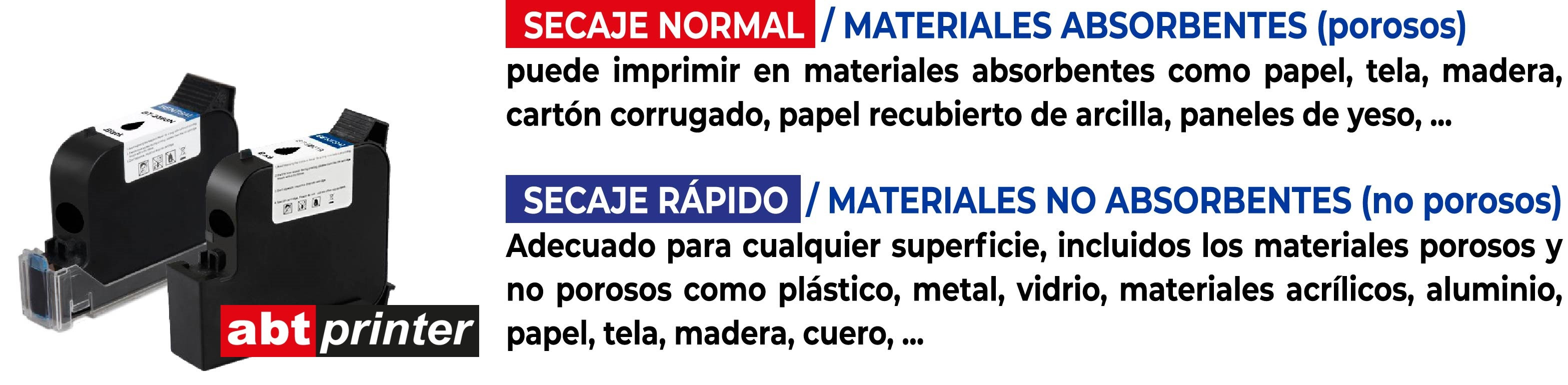 RECOMENDACIONES DE USO - Cartuchos de tinta BENTSAI